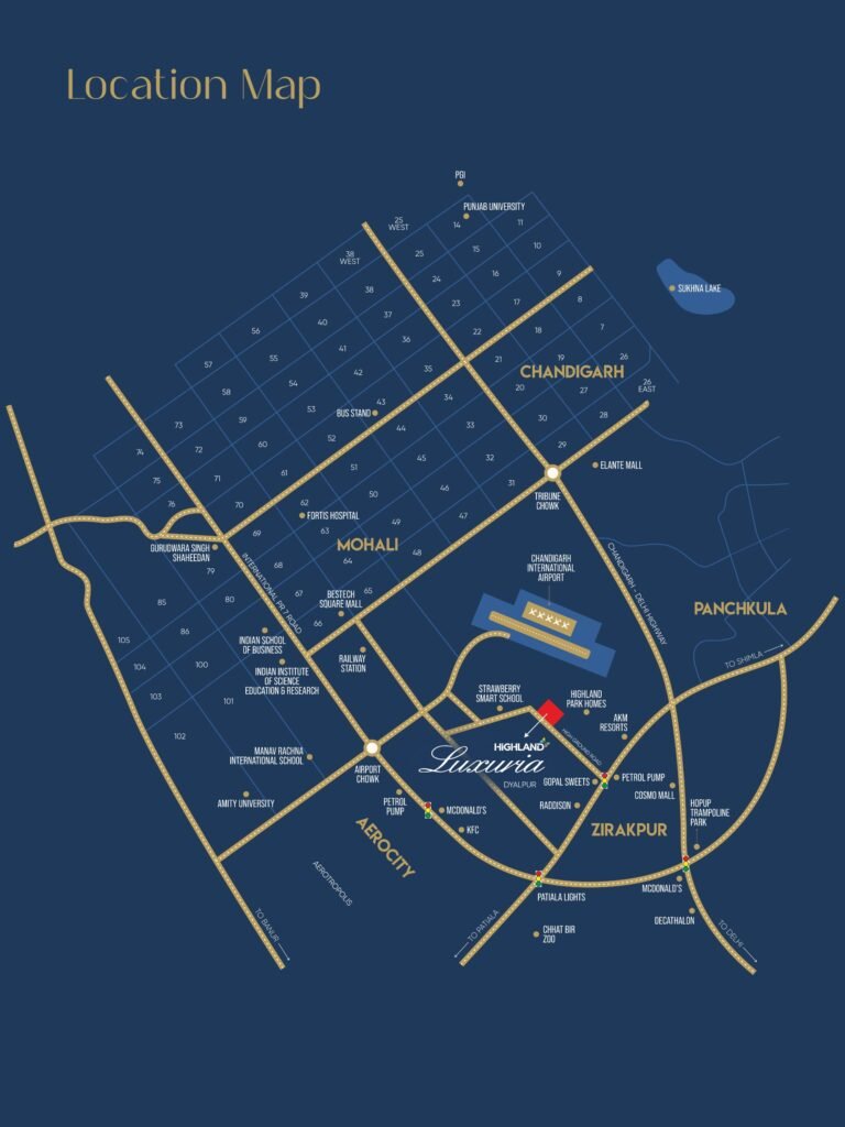 4+1 BHK Luxury Villas in Zirakpur