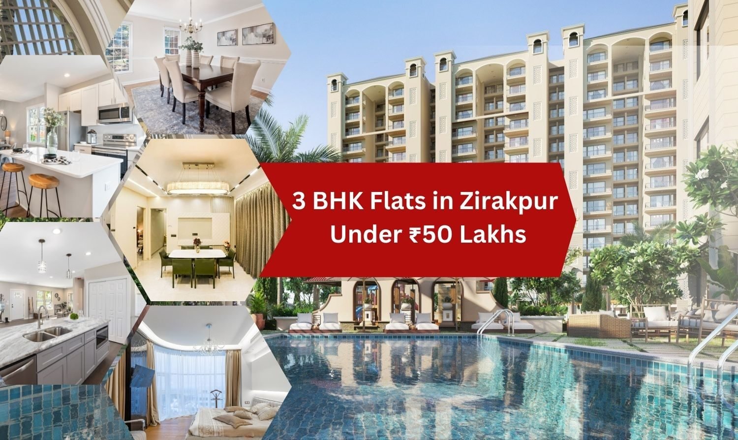 3 BHK Flats in Zirakpur Under ₹50 Lakh