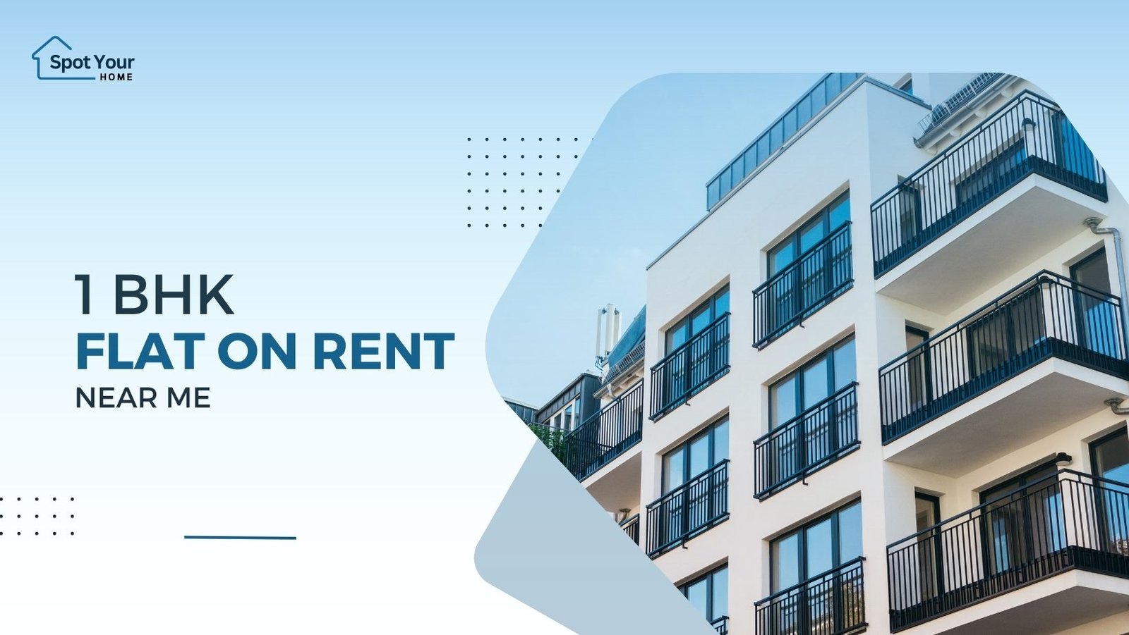 1 BHK flat on rent near me