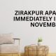 Zirakpur Apartments For Immediately in possession November 2025